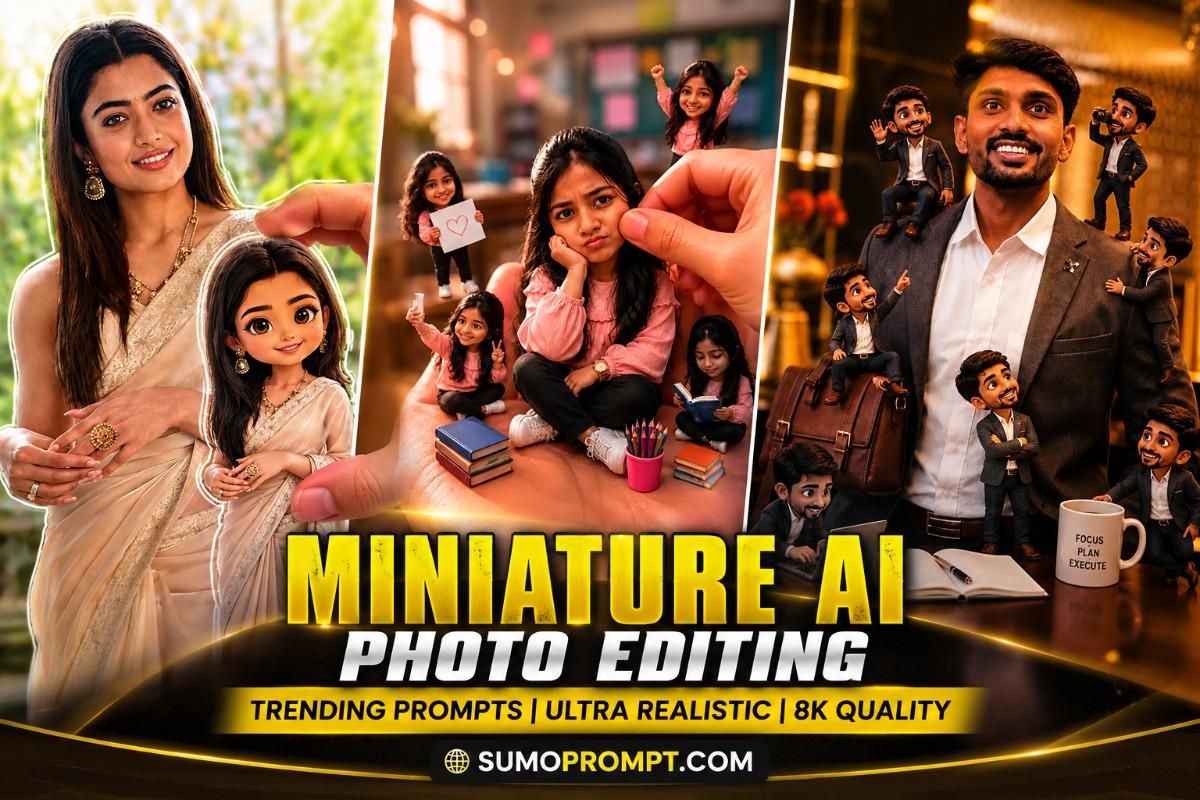 Trending Miniature Ai Photo Editing Prompts Chatgpt