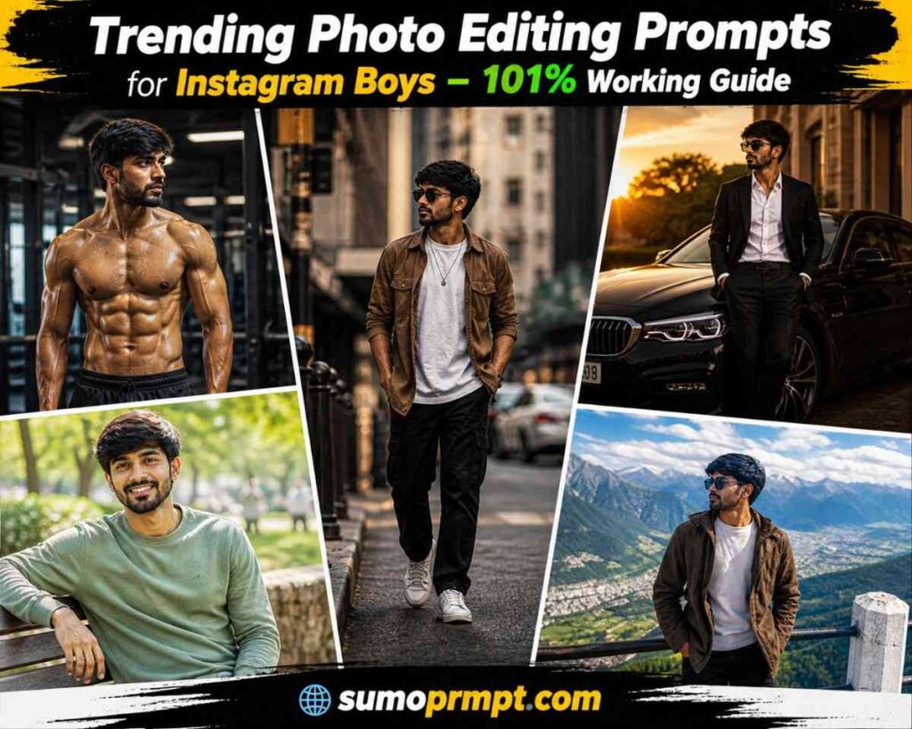 Trending Photo Editing Prompts for Instagram Boys – 101% Working Guide