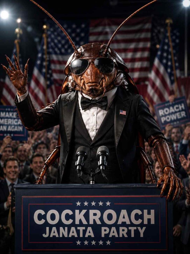 Ultra-realistic cockroach