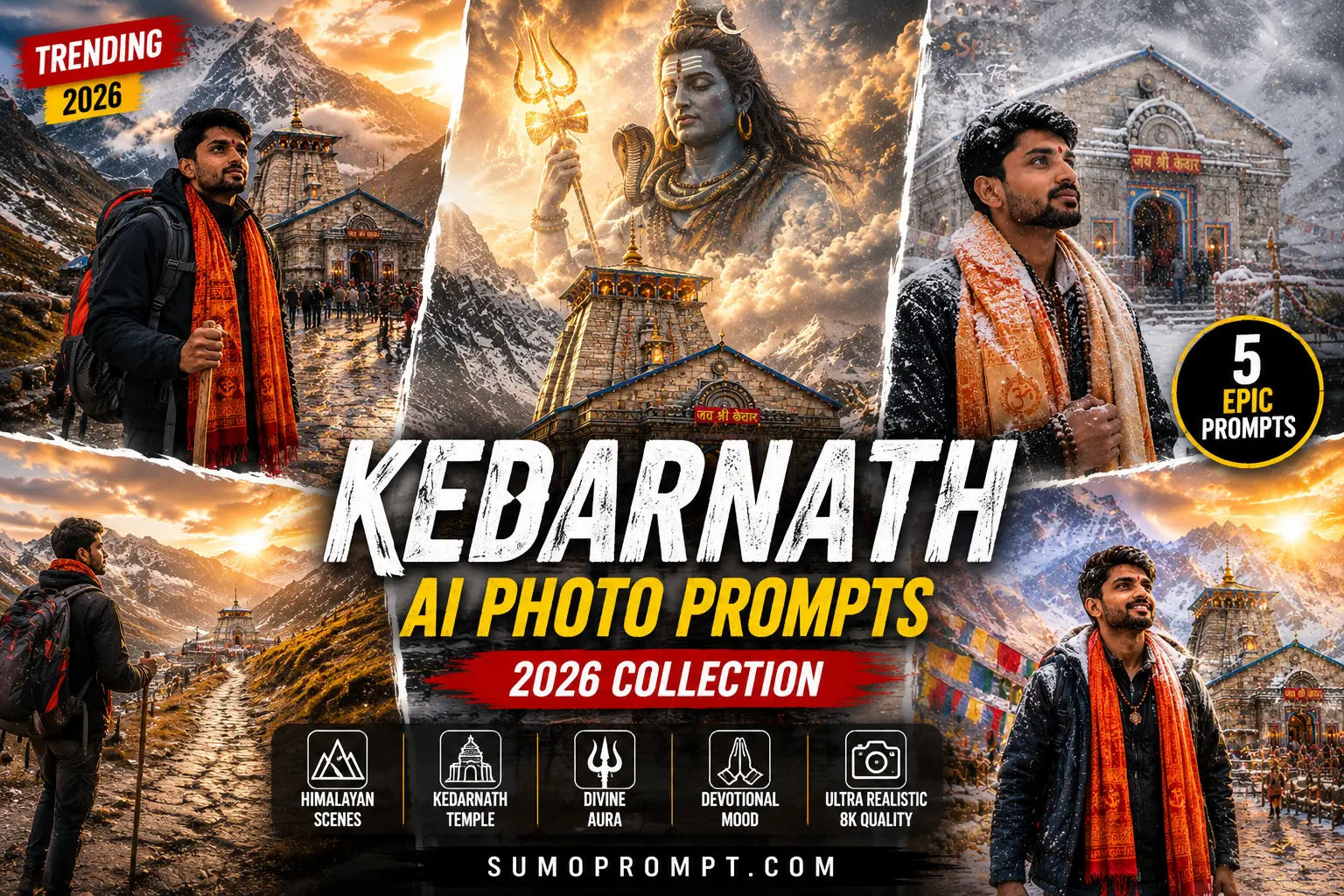 Best Kedarnath Realistic AI Photo Editing Prompts 2026