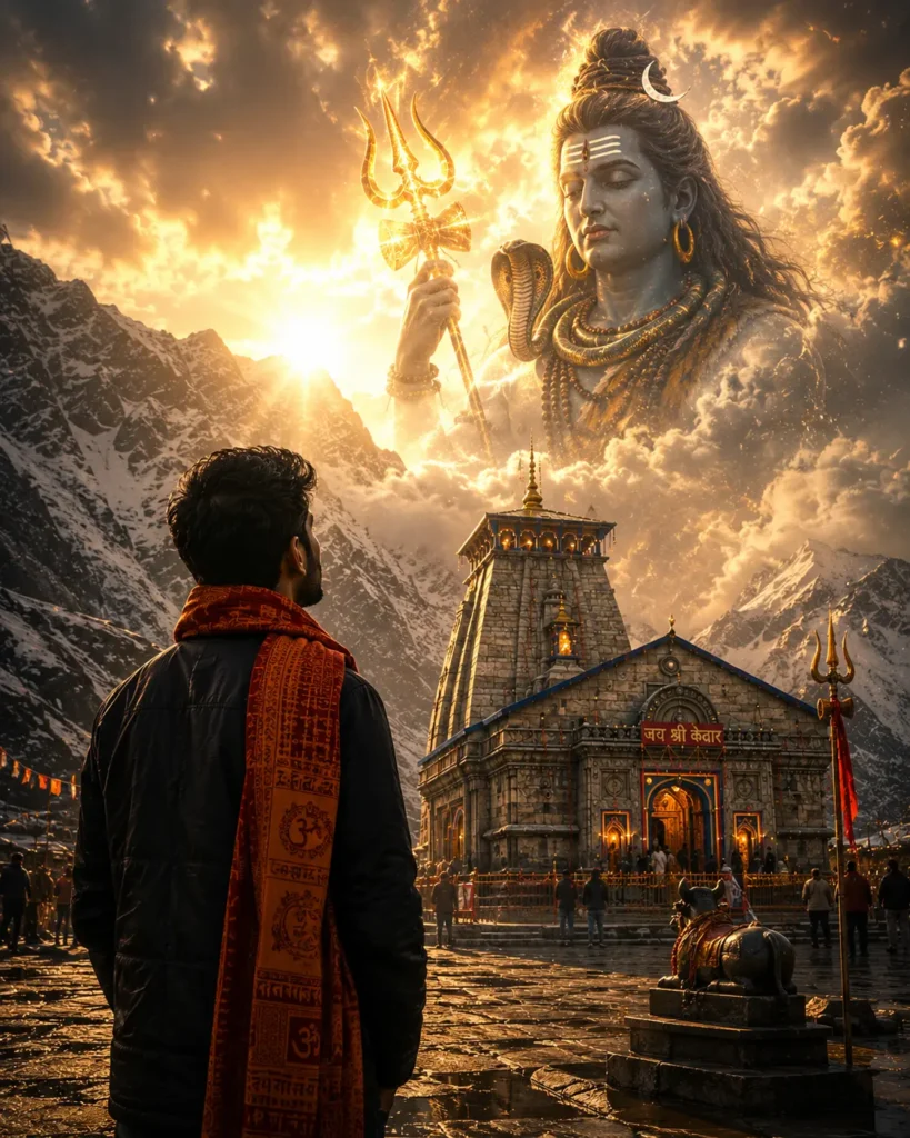 Mahadev Blessing at Kedarnath