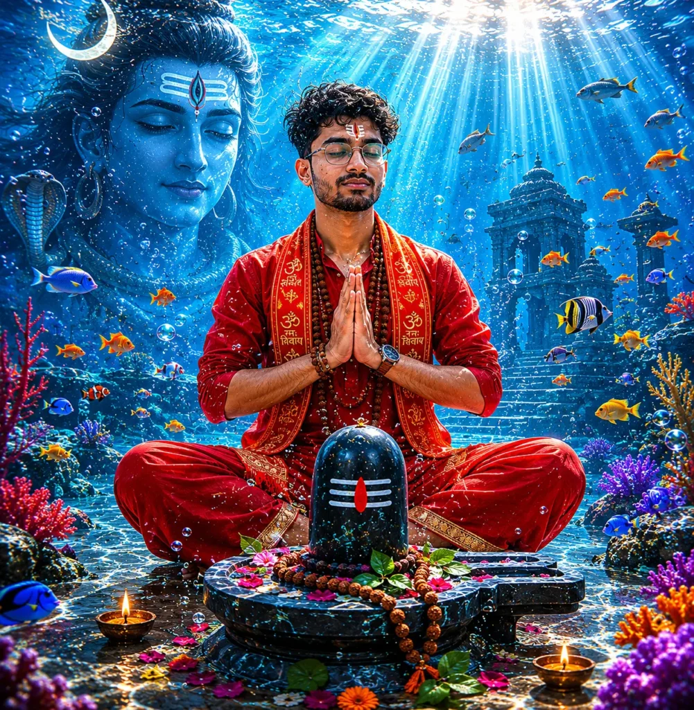 underwater spiritua scene