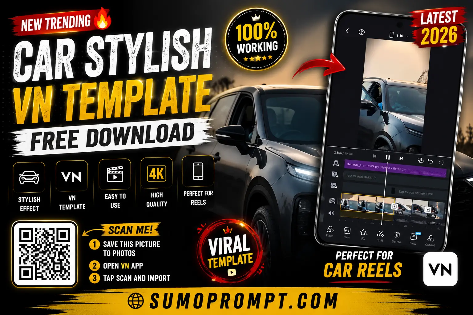 Car Stylish VN Template Free Download
