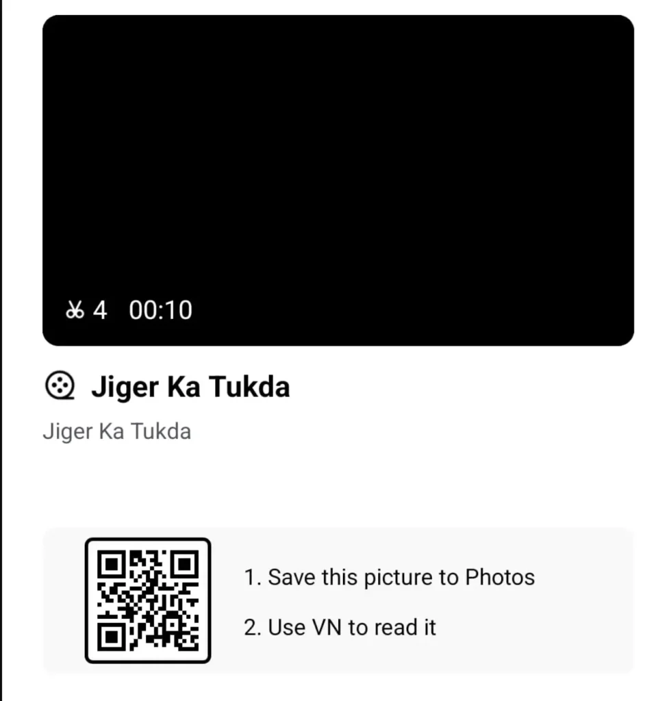 Hum Pyaar Karne Waale VN Template QR Code