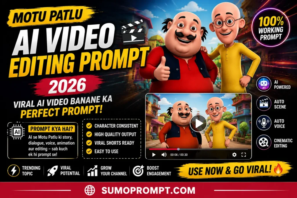 Motu Patlu AI Video Editing Prompt