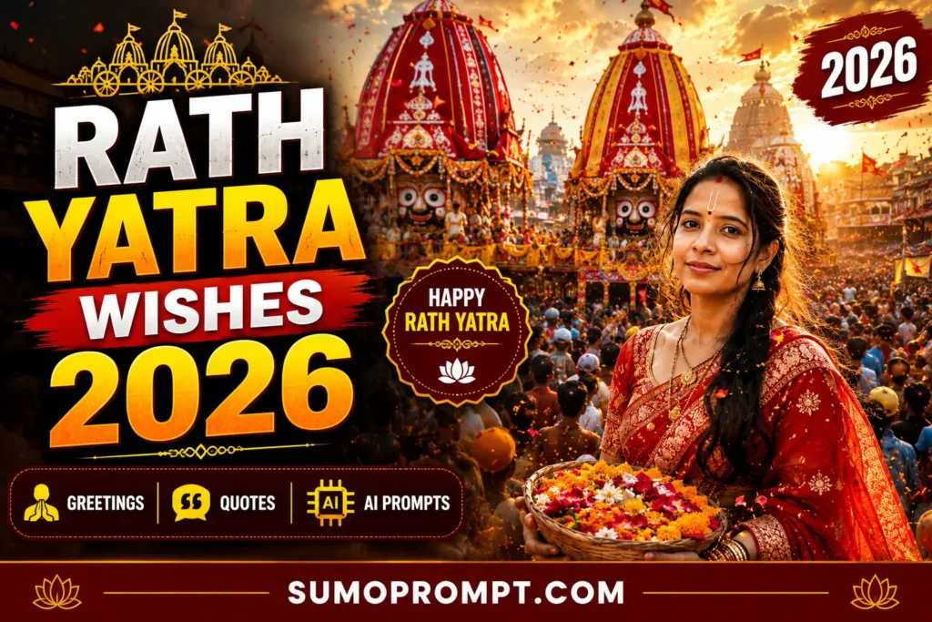 Rath Yatra Wishes prompt 2026