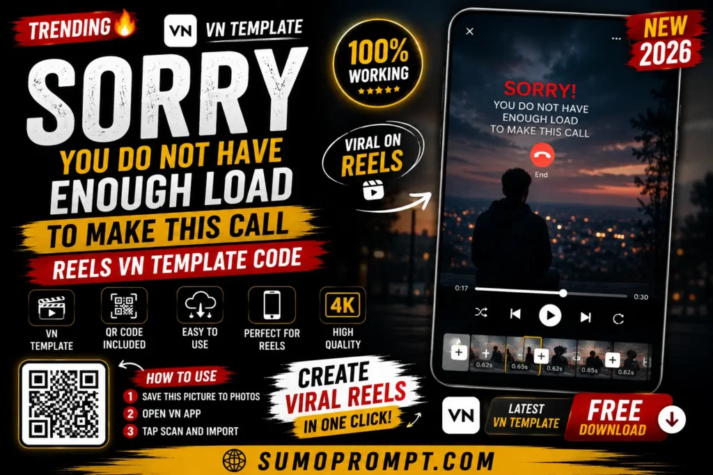 Sorry You Do Not Have Enough Load VN Template