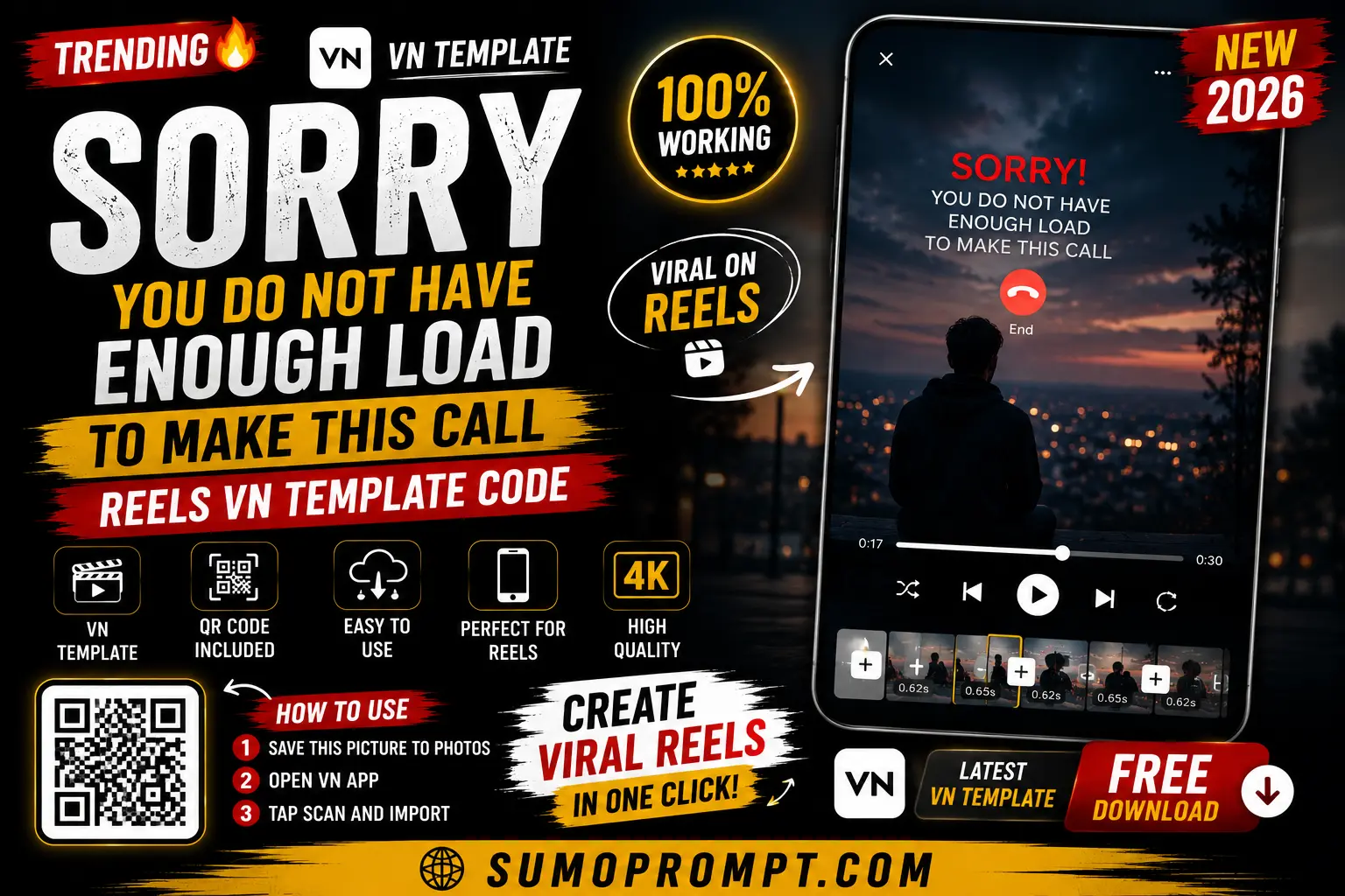 Sorry You Do Not Have Enough Load VN Template