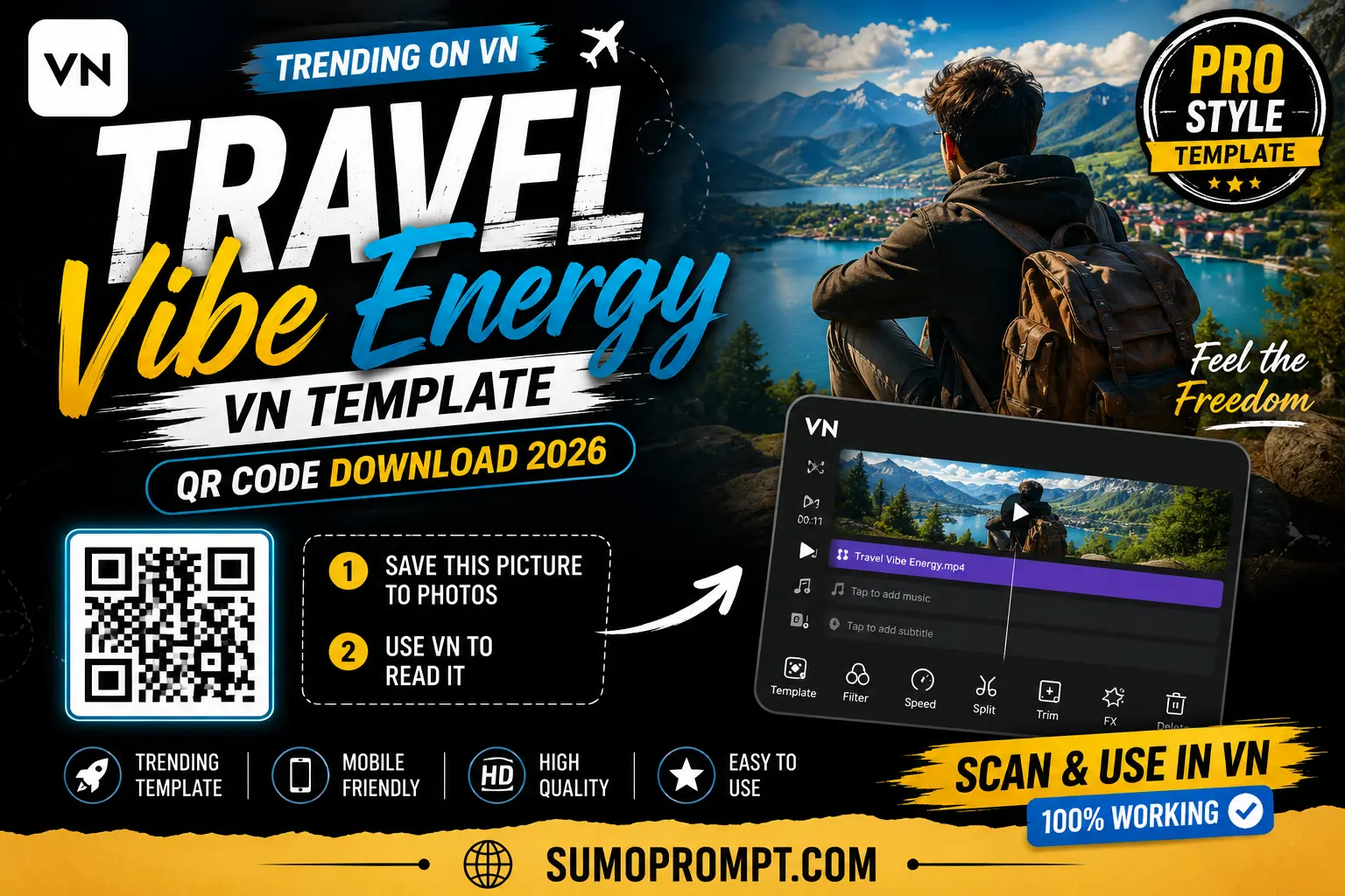 Travel Vibe Energy VN Template