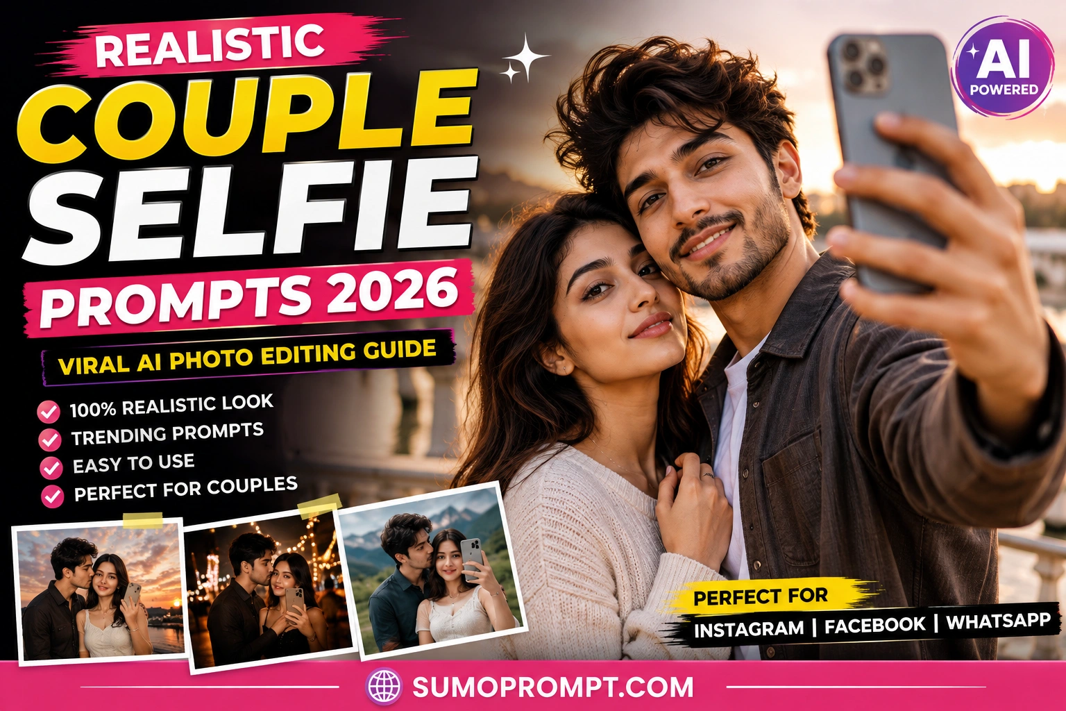 Realistic Couple Selfie Prompts 2026