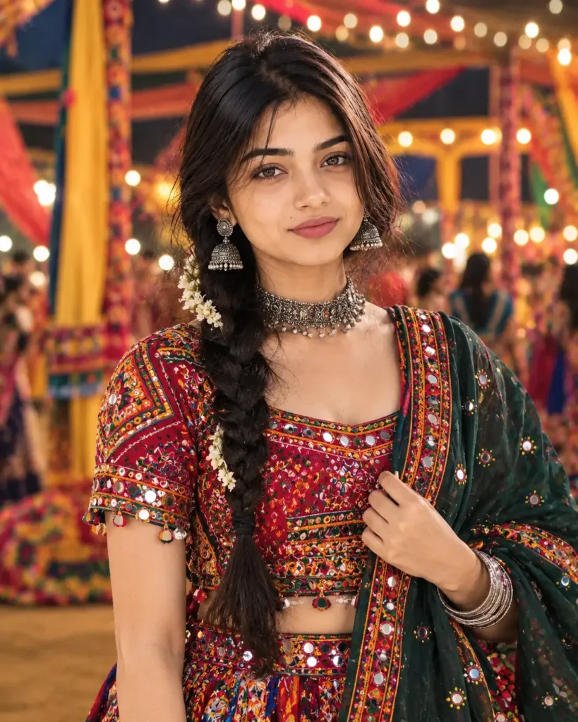 The Traditional Chaniya Choli Portrait