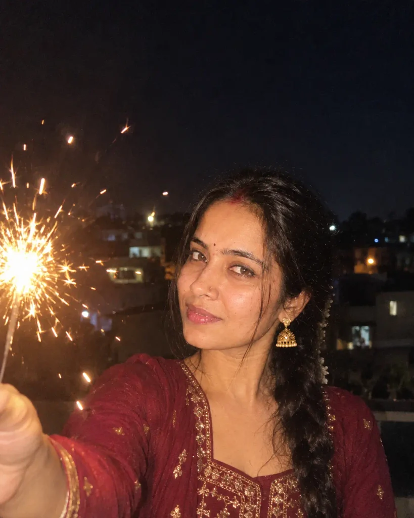 Sparkler Night Portrait